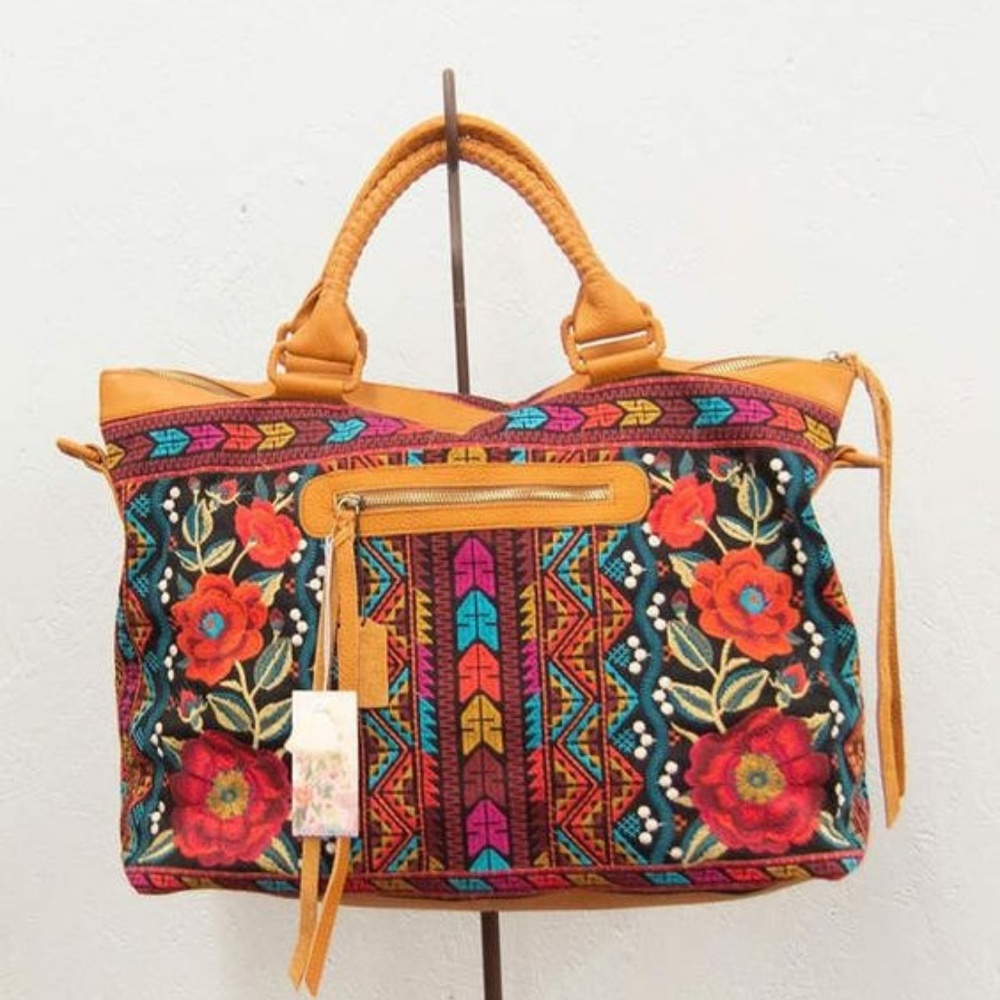 JOHNNY WAS OVERNIGHT HANDBAG